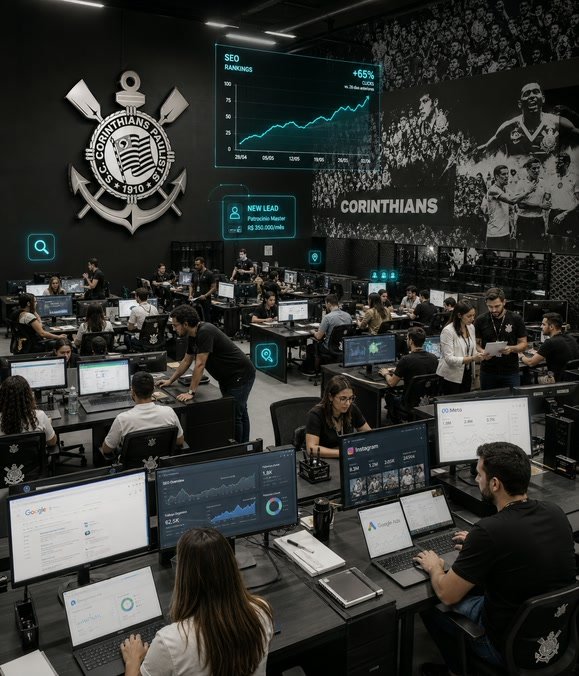 Departamento de marketing digital do Corinthians