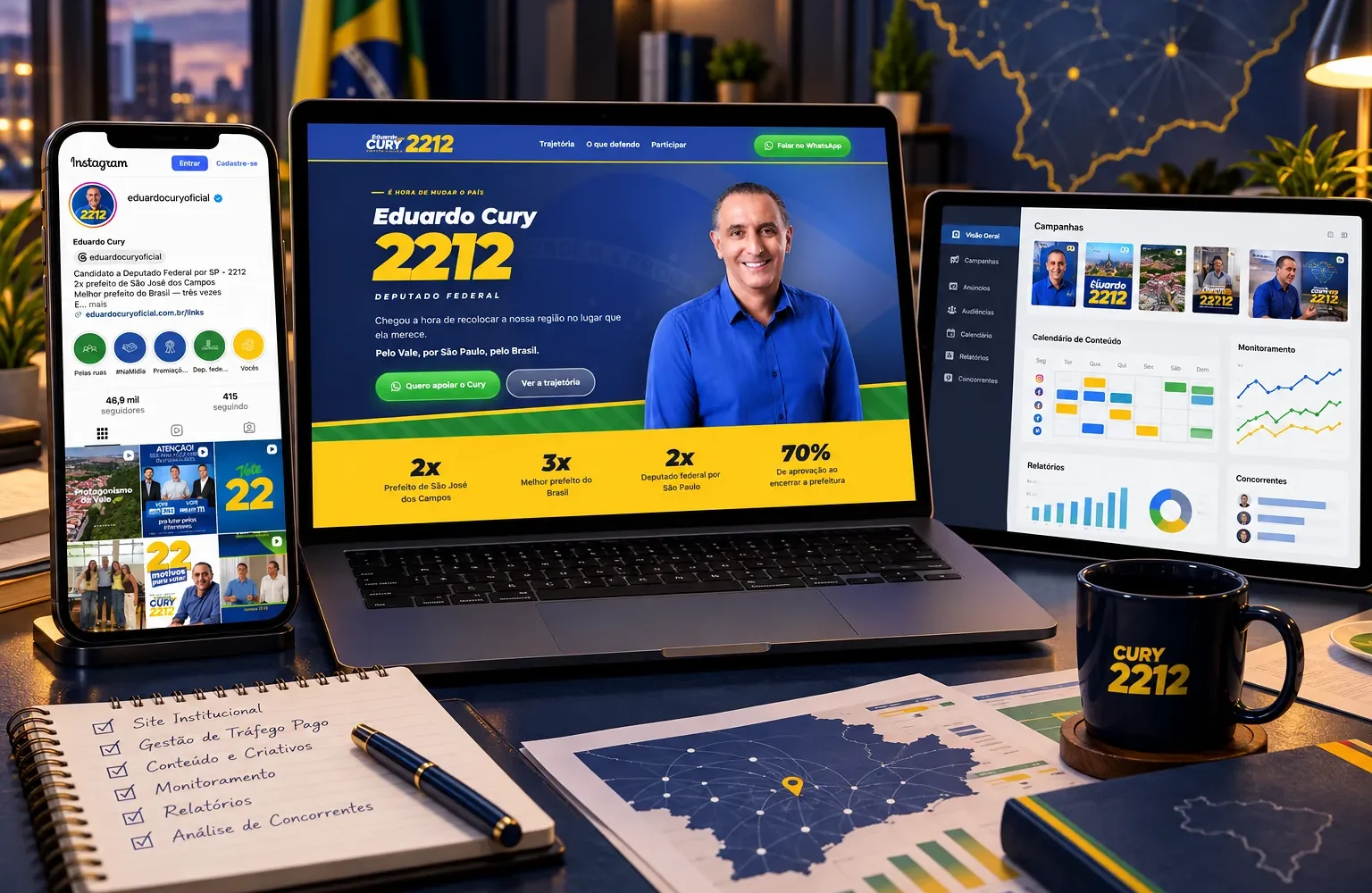 Site e campanha de Meta Ads de Eduardo Cury 2212